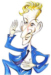 Danny Kaye - caricature - Neale Osborne